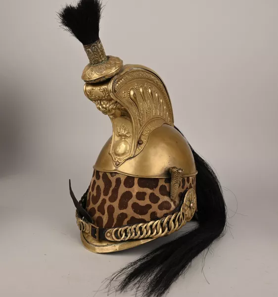 French Model 1858 Dragon Enlisted Helmet - Franco Prussian War Visuel 1 principal